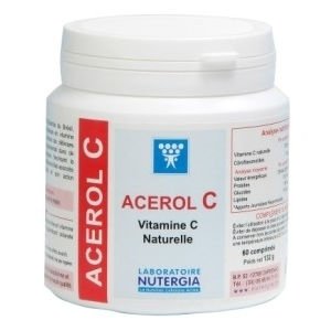 Nutergia Acerol C Vitamine C Naturelle 60 Comprimes